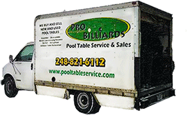 pool table moving truck